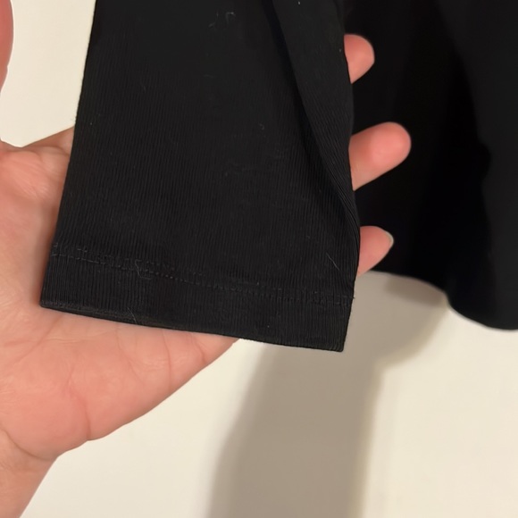 Ralph Lauren black long sleeve 100% cotton tee w/small patch pocket on sleeve - Picture 4 of 8